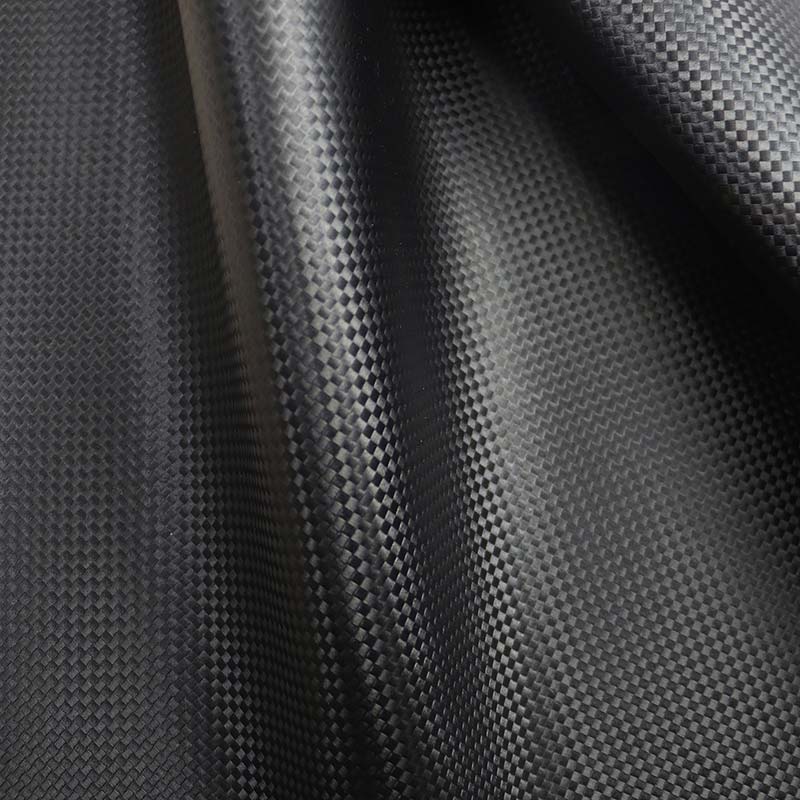 Kulfiber PVC syntetisk læder kunstigt bilinteriørstof