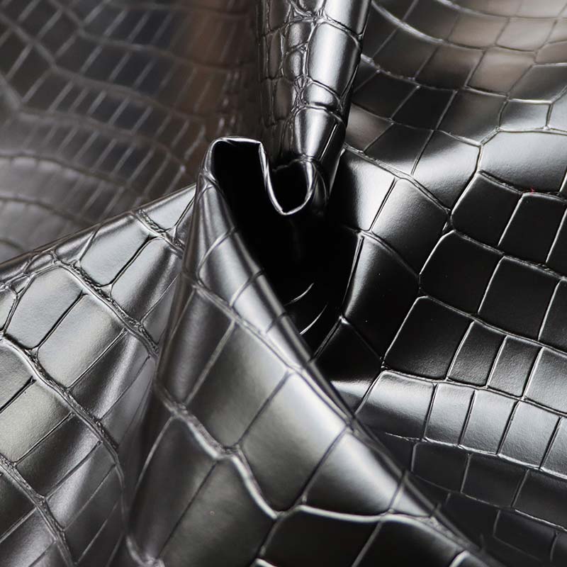 Krokodille korn kunstig kunstig PVC læder boligindretning stof