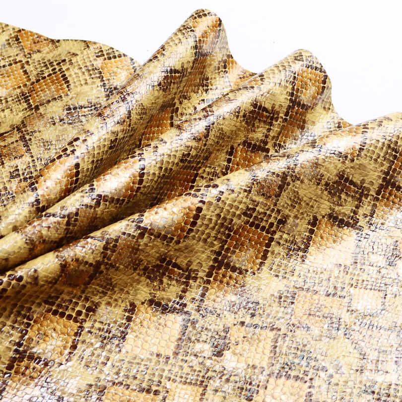 Crystal Snake Skin Sko Tasker PU imiteret læder