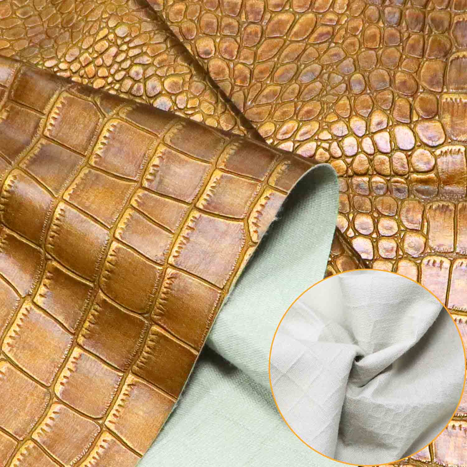 Custom Snake Skin præget PU-læder Custom Snake Skin præget PU-læder