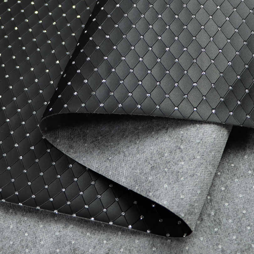 Diamonds Imitation PU Leather Jewelry Boxes Packaging Fabric