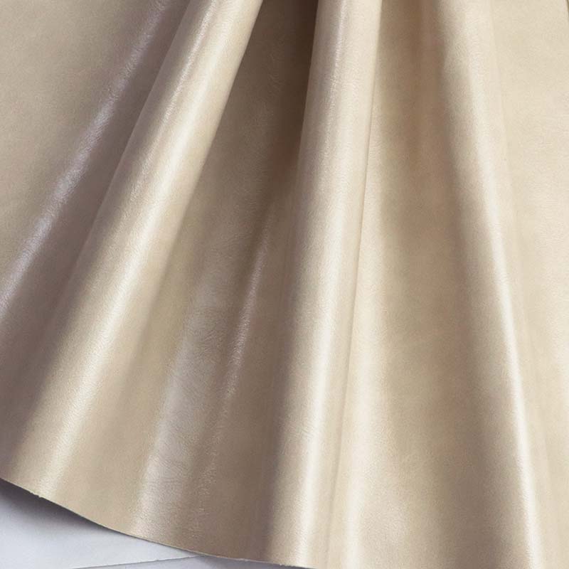 Two Tone Oiled PVC Imitation Leather Sofa Chair Fabric