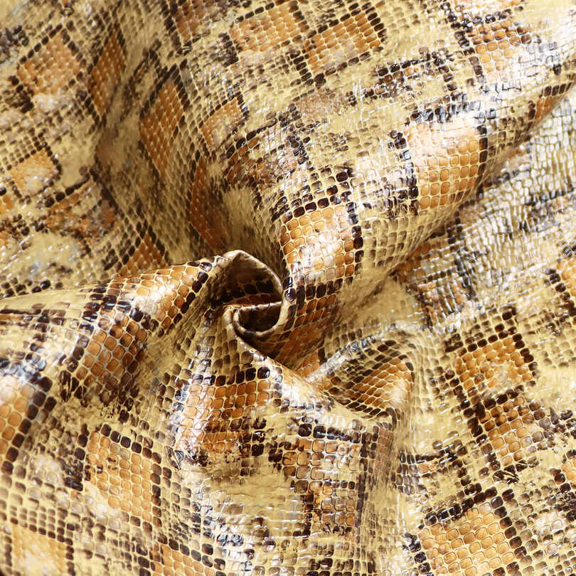 Crystal Snake Skin Sko Tasker PU imiteret læder