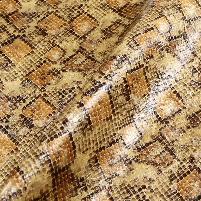 Crystal Snake Skin Sko Tasker PU imiteret læder