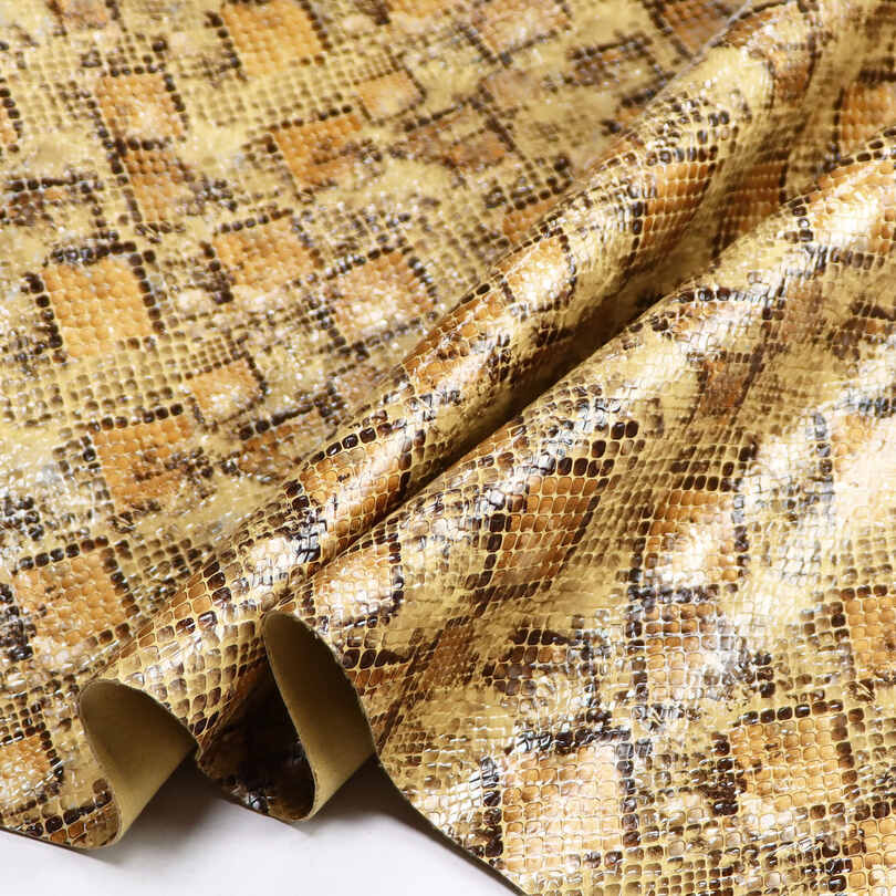 Crystal Snake Skin Sko Tasker PU imiteret læder