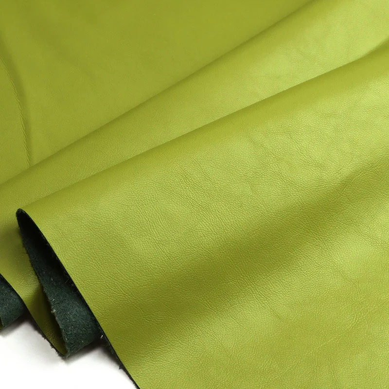 Ruskind samme farve bagside PU kunstlæder beklædningsstof