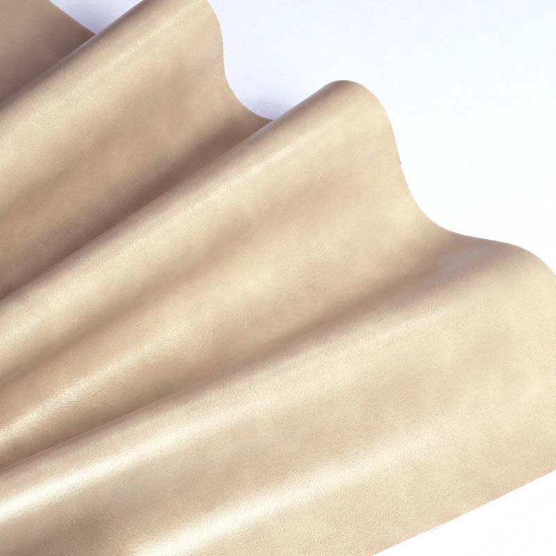 Tofarvet olieret PVC imiteret læder sofa stol stof